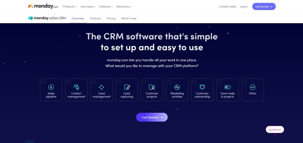monday.com CRM Software For Insurance Brokers